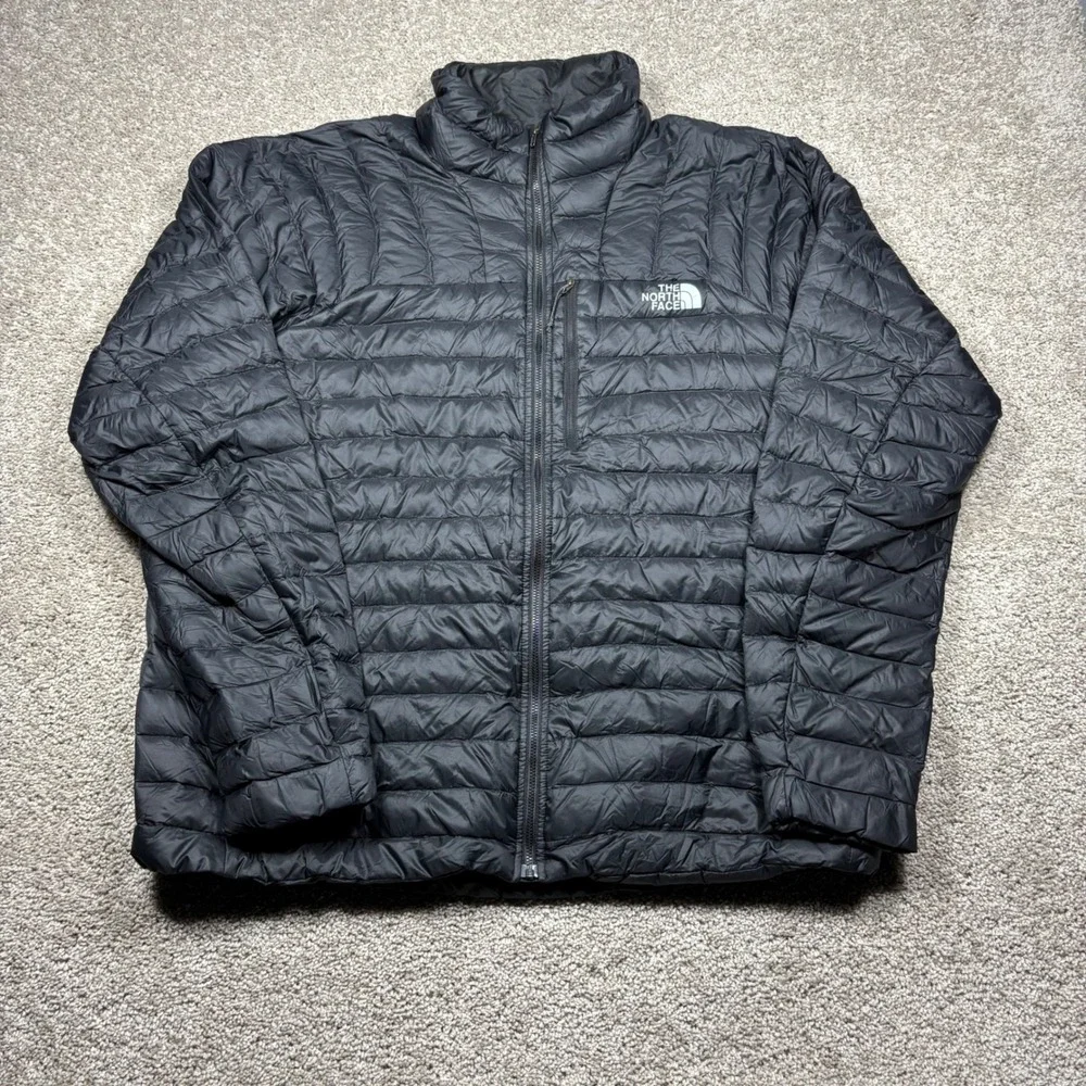The North Face Summit Series 800 Down Puffer Jacket Mens XXL Black Full Zip